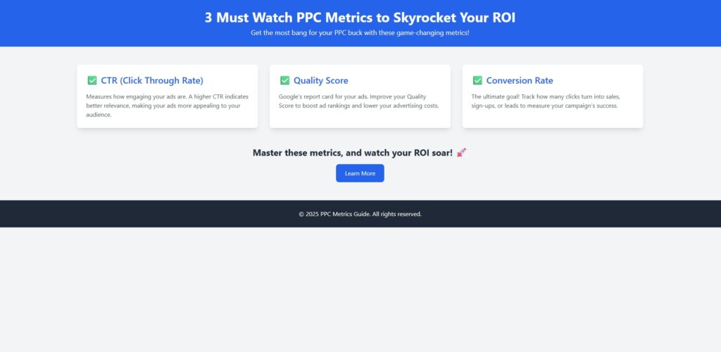Click Through Rate